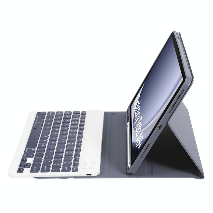 For Samsung Galaxy Tab A9+ X210 / X215 / X215 Candy Colour Tpu Bluetooth Keyboard Leather Tablet Case With Pen Holder