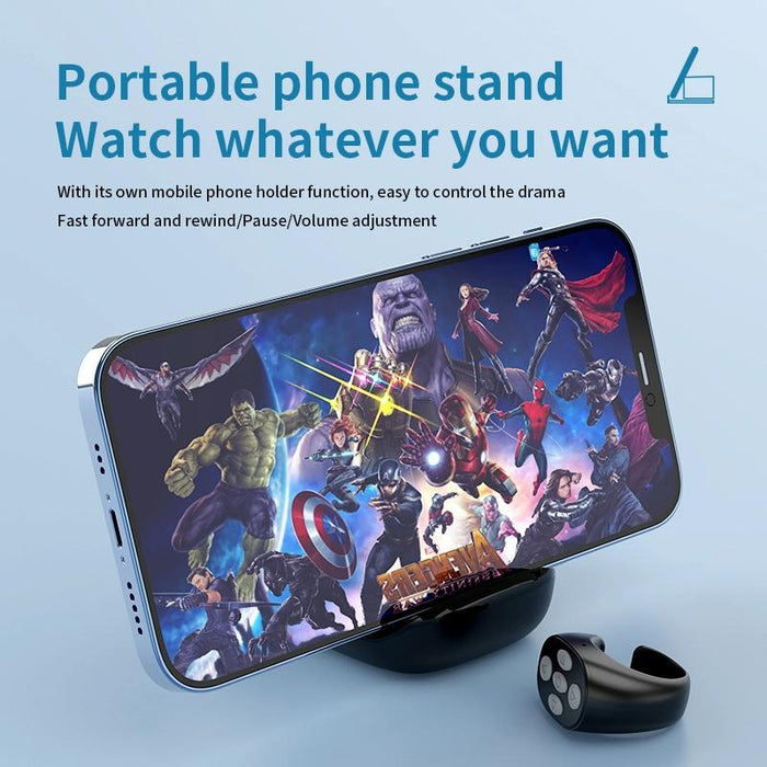 Smart Bluetooth Remote Ring With Charging Box