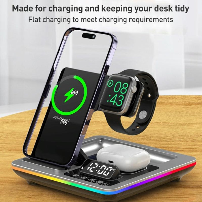 15W 5 In 1 Foldable Wireless Charger Stand