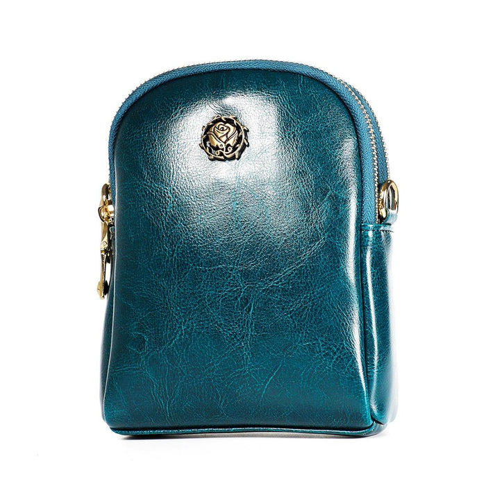 Chic Retro Shoulder Bag In Oil Wax Leather