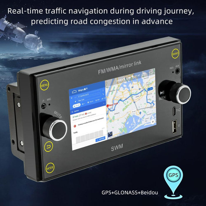 Android 12 Car Gps Navigation Player 1Gb + 32Gb Carplay / Android Auto / Mirrorlink / Wifi