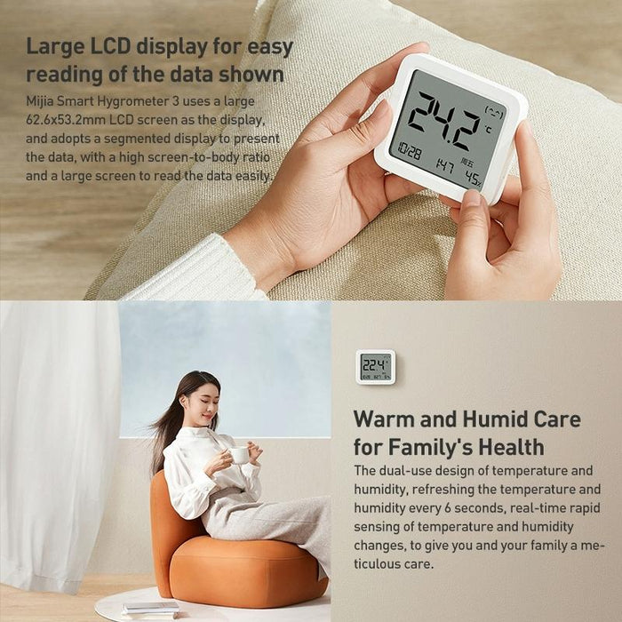 Xiaomi Mijia Bluetooth Thermometer Hygrometer White
