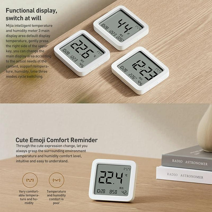 Xiaomi Mijia Bluetooth Thermometer Hygrometer White