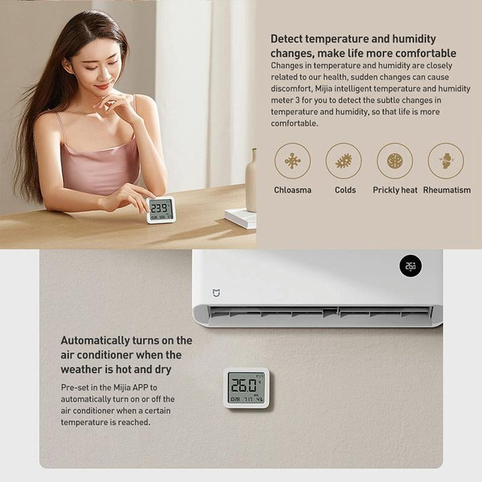 Xiaomi Mijia Bluetooth Thermometer Hygrometer White