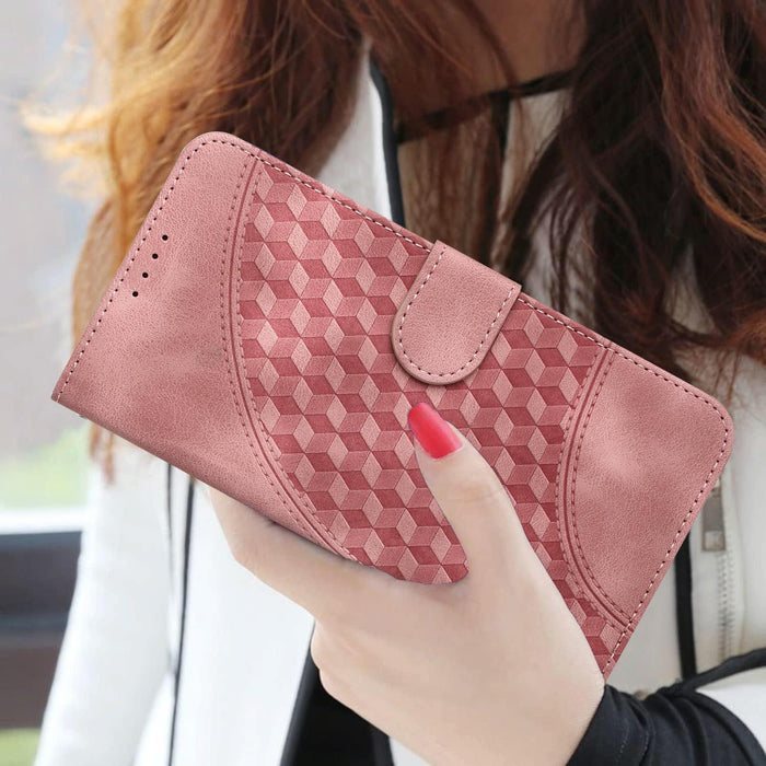 Embossed Elephant Head Phone Case With Lanyard