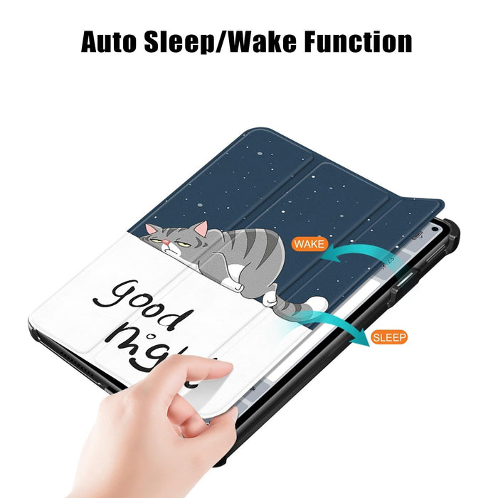 Colorful 3-Fold Smart Leather Tablet Case For Huawei Matepad Pro 11