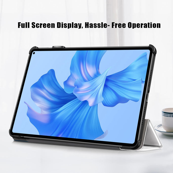 Colorful 3-Fold Smart Leather Tablet Case For Huawei Matepad Pro 11