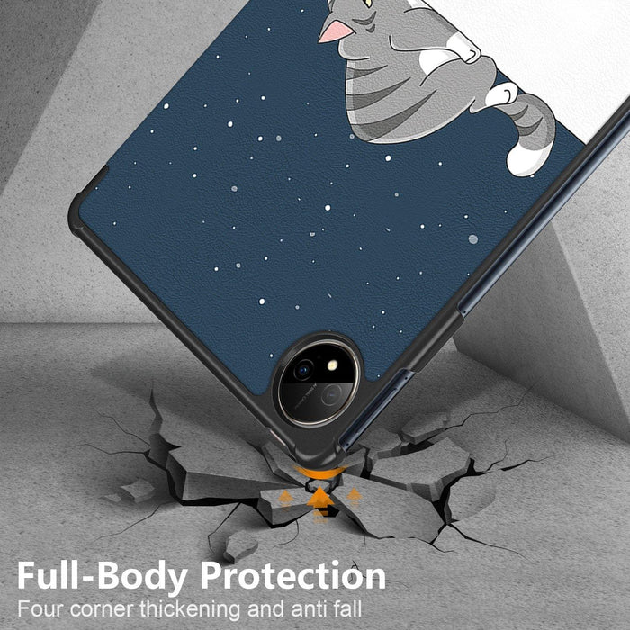 Colorful 3-Fold Smart Leather Tablet Case For Huawei Matepad Pro 11