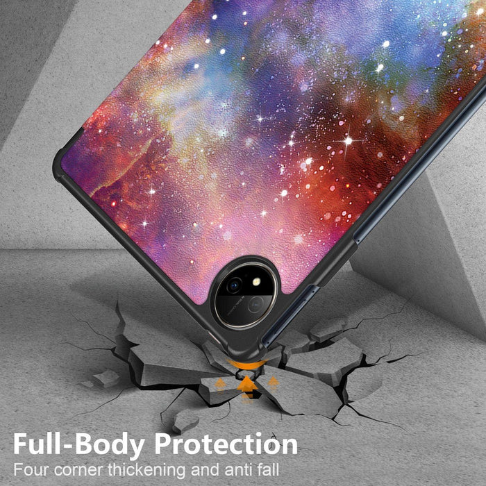 Colorful 3-Fold Smart Leather Tablet Case For Huawei Matepad Pro 11