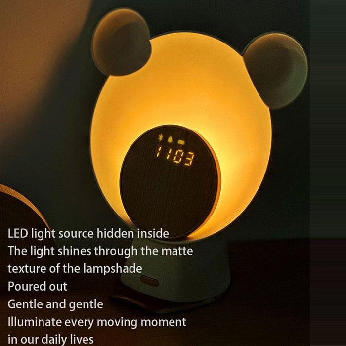Smart Bear Lamp: Bluetooth Speaker & Wireless Charging