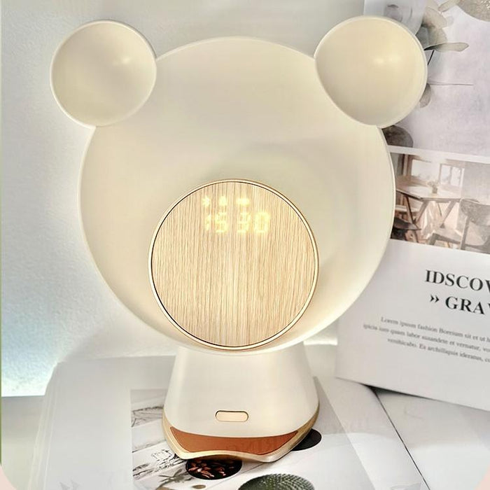 Smart Bear Lamp: Bluetooth Speaker & Wireless Charging