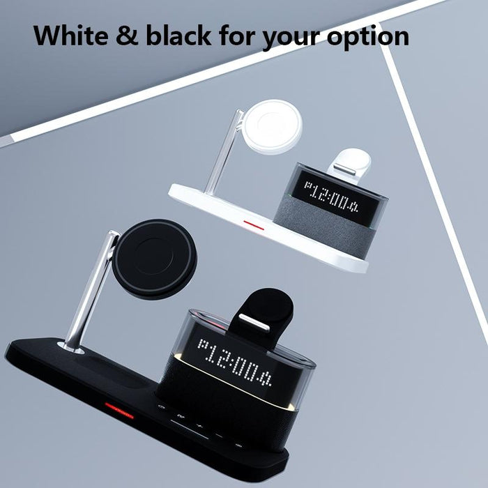 15W Wireless Charger Clock Lamp Multifunctional