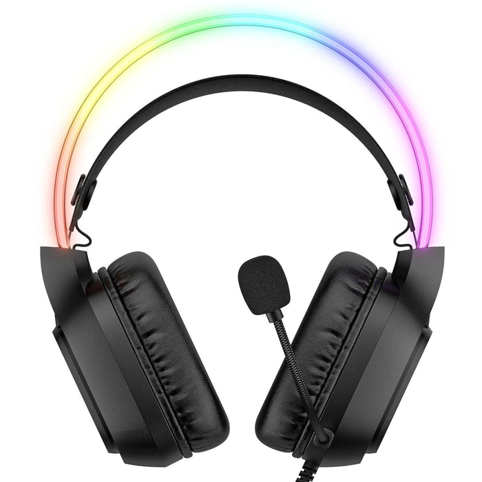 Colourful Light Gaming Headset With Mic 1.8M Cable