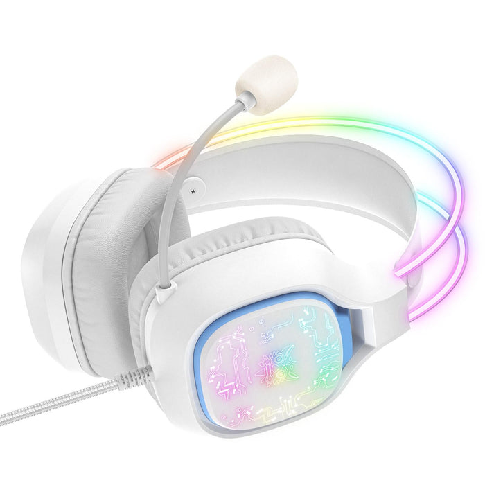Colourful Light Gaming Headset With Mic 1.8M Cable