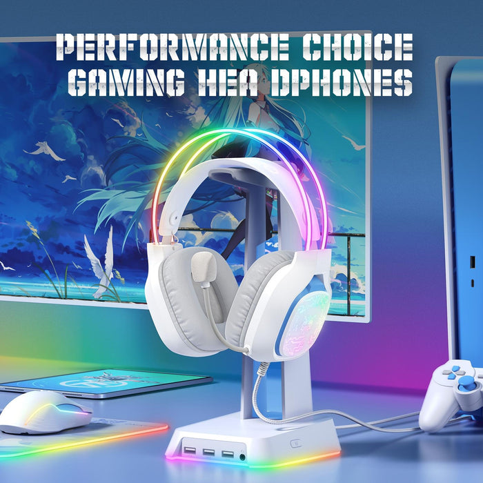 Colourful Light Gaming Headset With Mic 1.8M Cable
