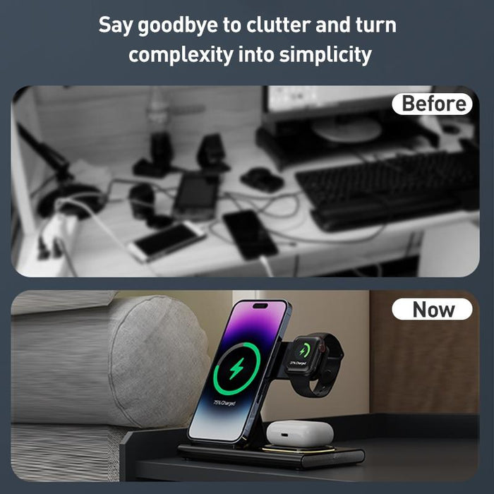 15W 3 In 1 Foldable Wireless Charger