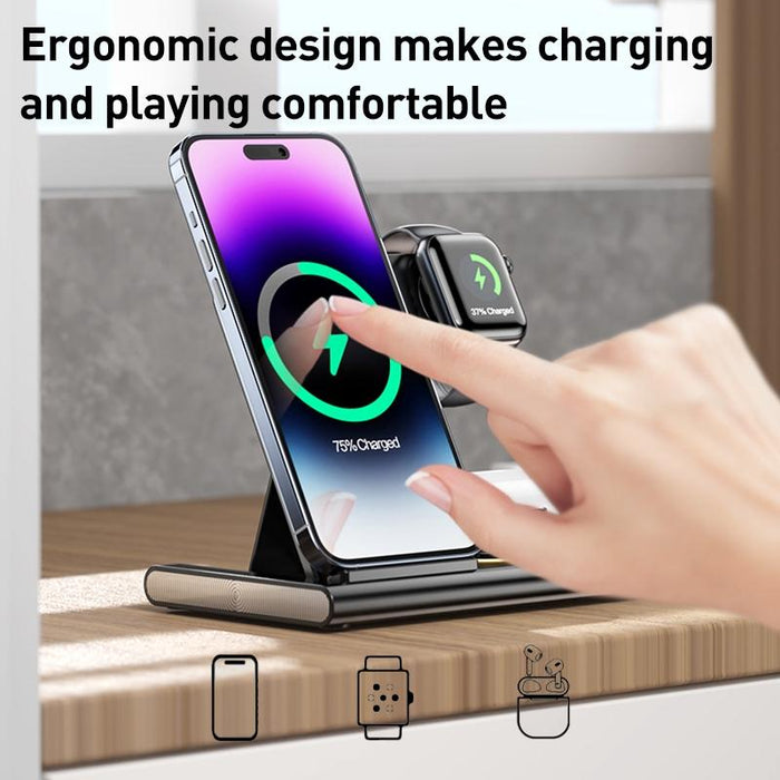 15W 3 In 1 Foldable Wireless Charger