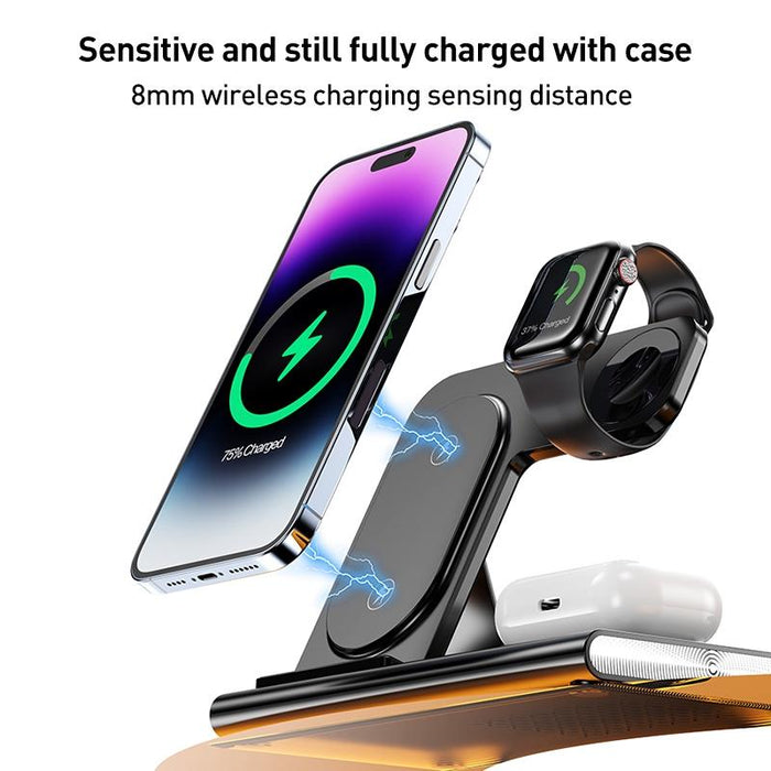 15W 3 In 1 Foldable Wireless Charger