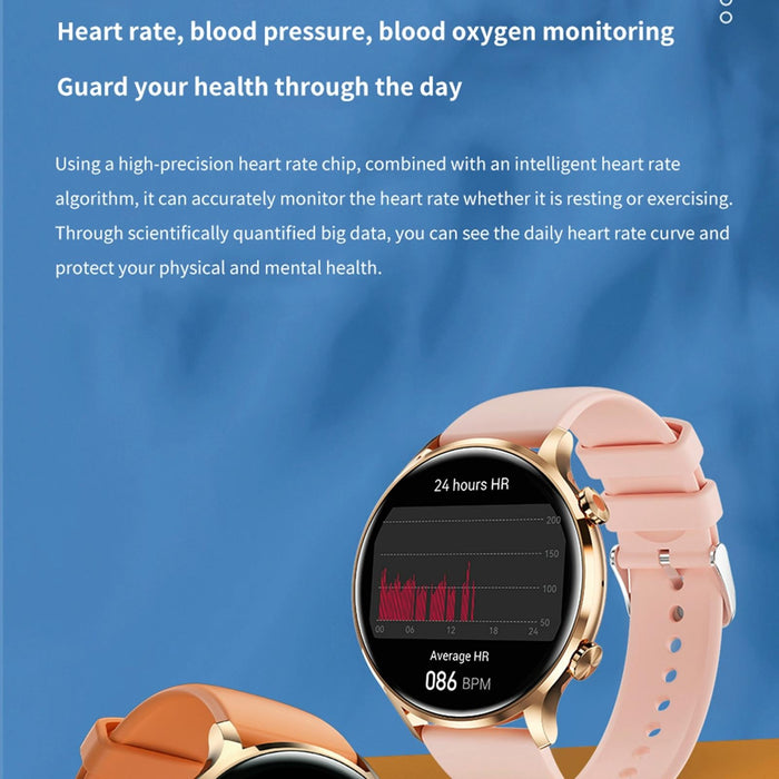 1.39 Inch Bt5.2 Smart Sport Watch Support Bluetooth Call / Sleep / Blood Oxygen / Temperature / Heart Rate / Blood Pressure Health Monitor