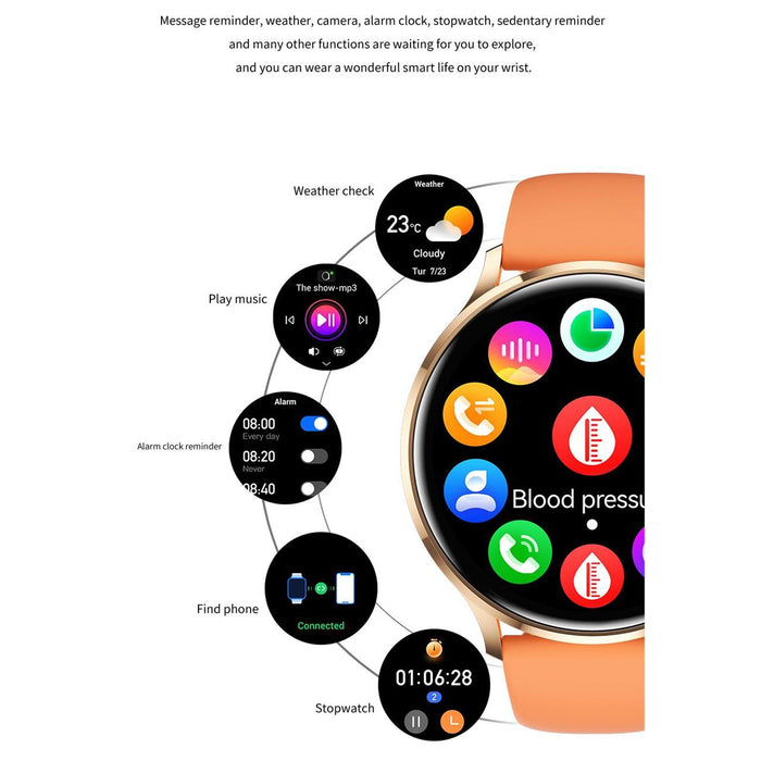 1.39 Inch Bt5.2 Smart Sport Watch Bluetooth Call Health Monitor