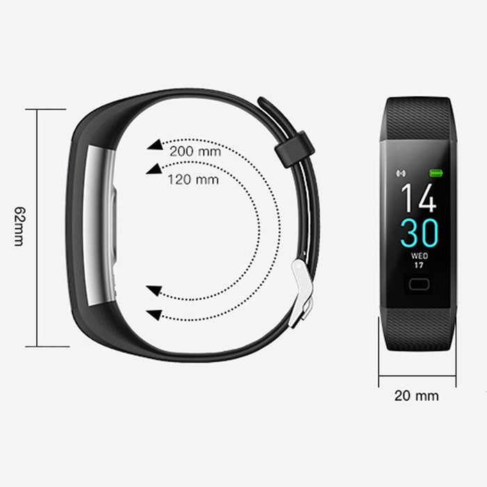 Waterproof Heart Rate Fitness Tracker Watch