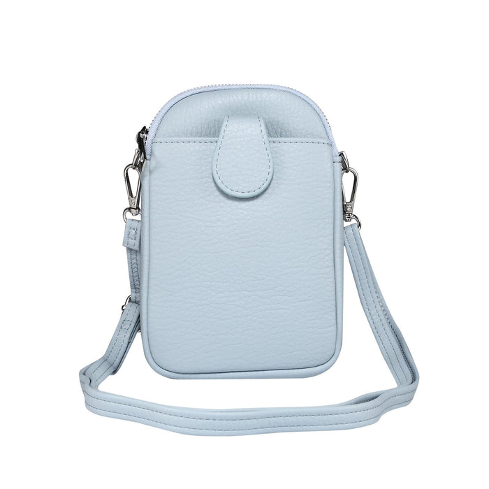 Litchi Texture Phone Crossbody Bag Leather Case For 5.5 Inch - 7.2 Inch Phones