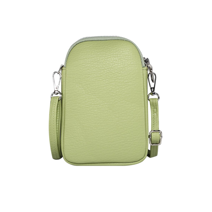 Litchi Texture Phone Crossbody Bag Leather Case For 5.5 Inch - 7.2 Inch Phones