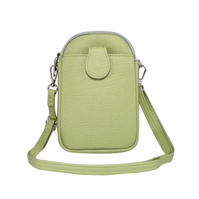 Litchi Texture Phone Crossbody Bag Leather Case For 5.5 Inch - 7.2 Inch Phones