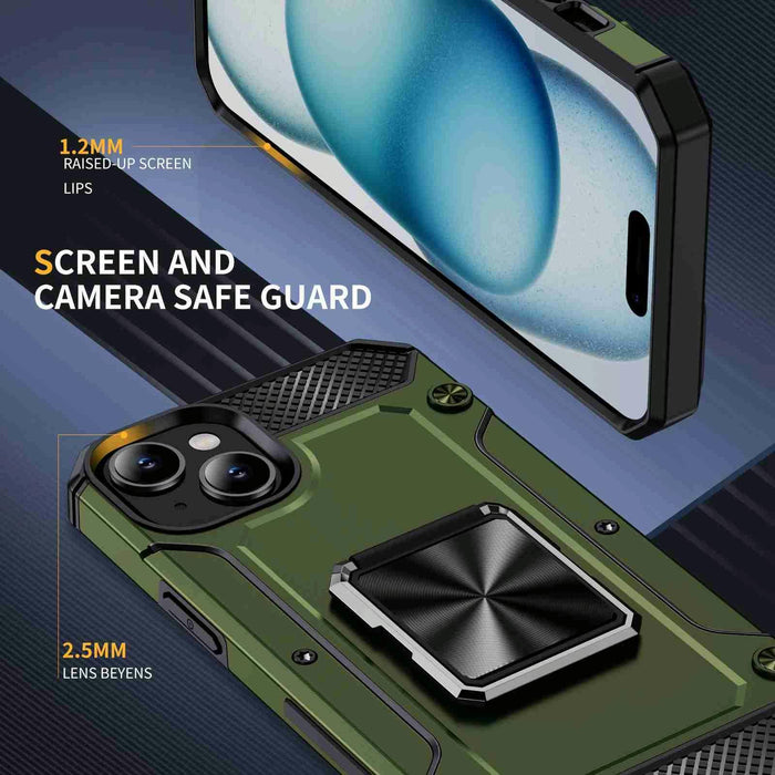 Metal Phone Case With Shockproof Holder