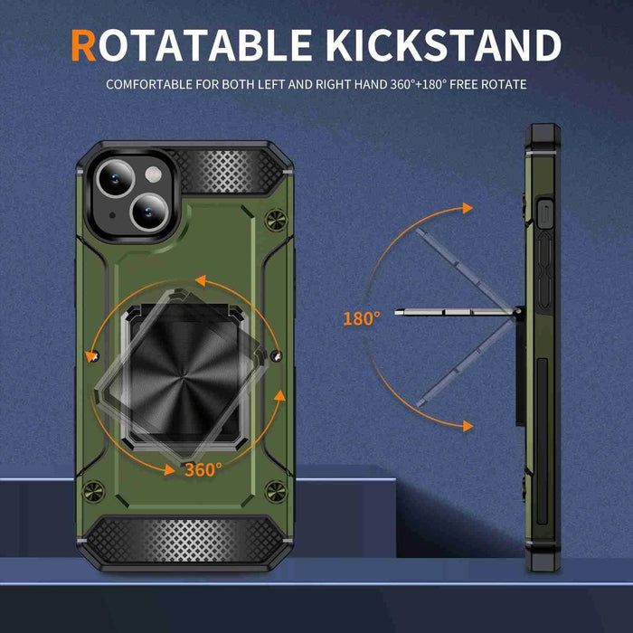 Metal Phone Case With Shockproof Holder