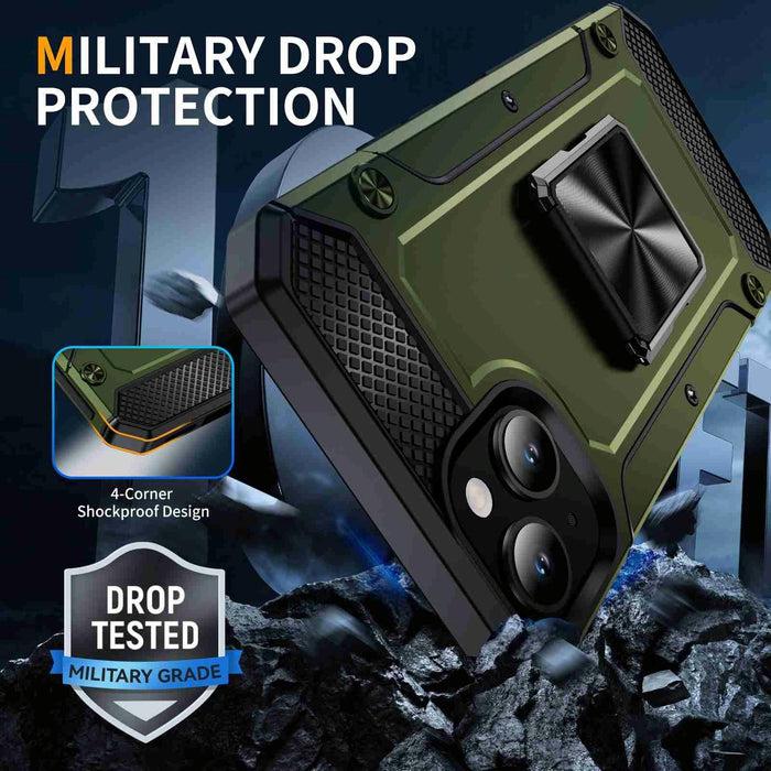 Metal Phone Case With Shockproof Holder