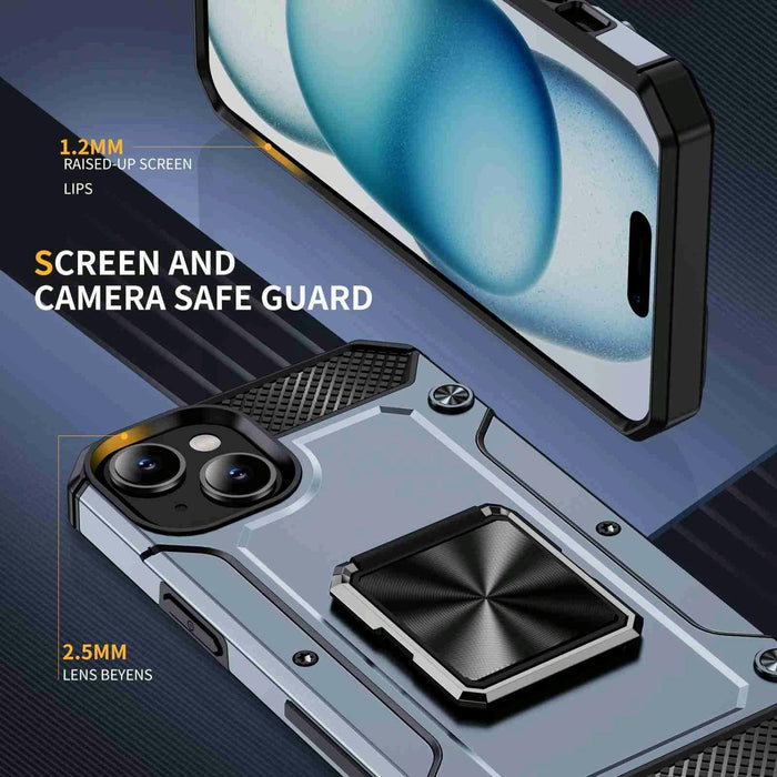 Metal Phone Case With Shockproof Holder