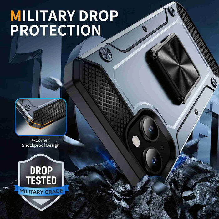 Metal Phone Case With Shockproof Holder