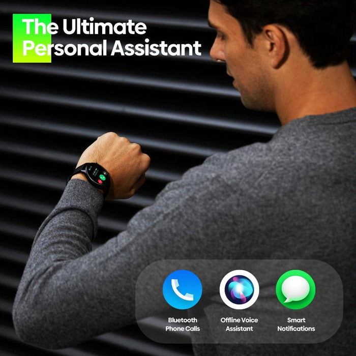 1.39 Inch Ip68 Smart Watch With Voice Calling & Health Monitoring