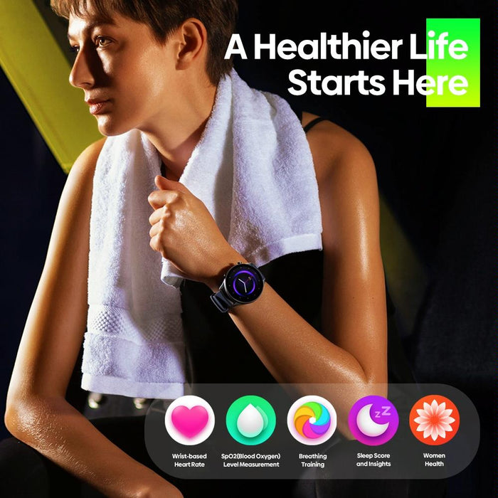 1.39 Inch Ip68 Smart Watch With Voice Calling & Health Monitoring