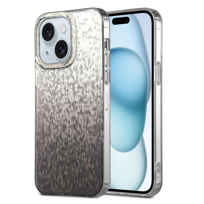 Vibrant Rhombus Diamond Pc + Tpu Phone Case