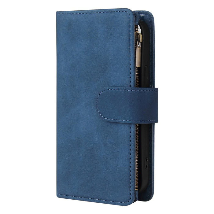 For Iphone 15 Multifunctional Multi-Card Wallet Phone Leather Case