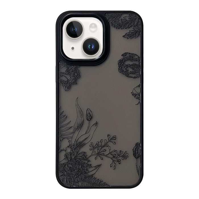 For Iphone 15 Skin Feel Matte Tpu & Pc Shockproof Phone Case