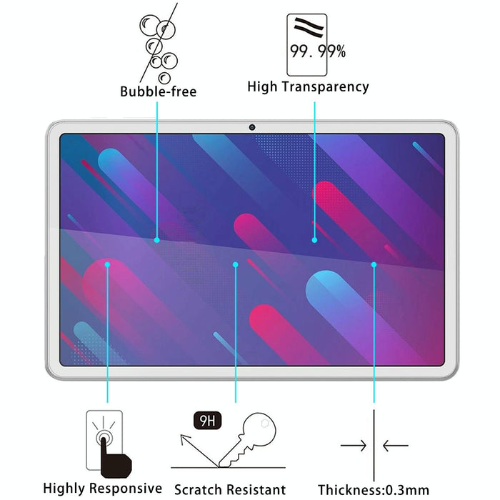 2Pcs 9H 0.3Mm Explosion-Proof Tempered Glass Film