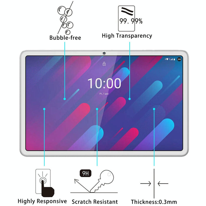 2Pcs 9H 0.3Mm Explosion-Proof Tempered Glass Film