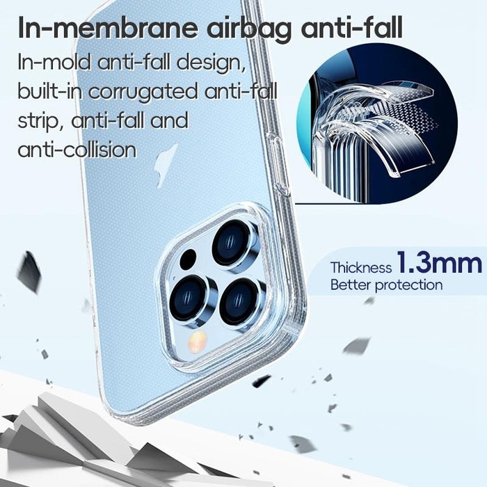 For Iphone 15 Zga Clear Tpu Shockproof Phone Case Transparent