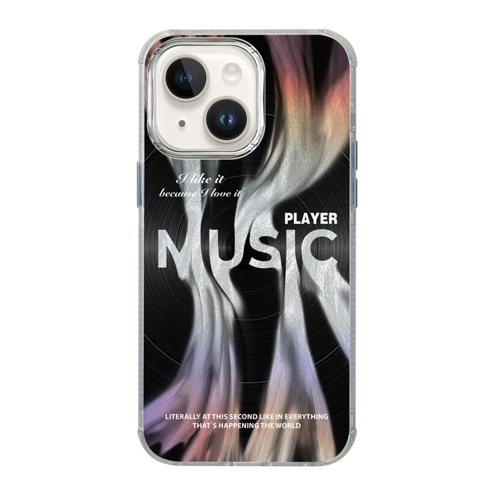 For Iphone 15 Illustration Pattern Radiation Design Full Coverage Shockproof Phone Case