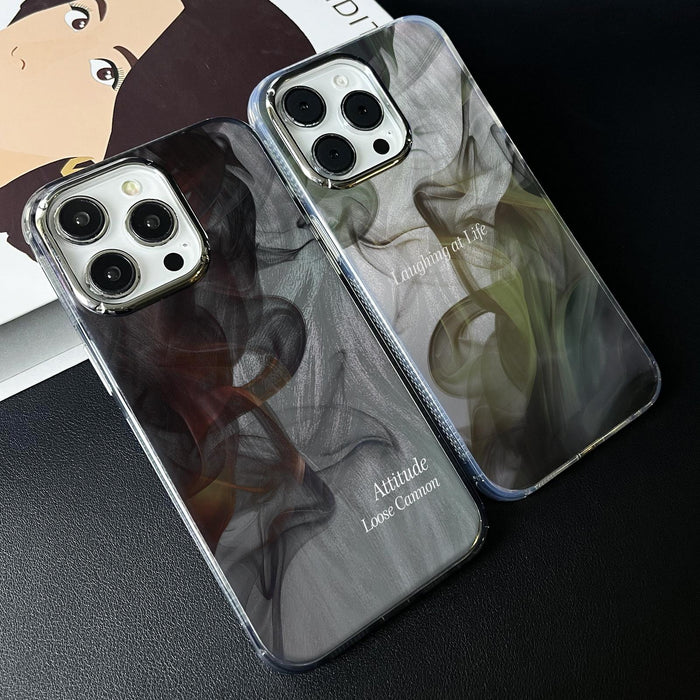 For Iphone 15 Illustration Pattern Radiation Design Full Coverage Shockproof Phone Case