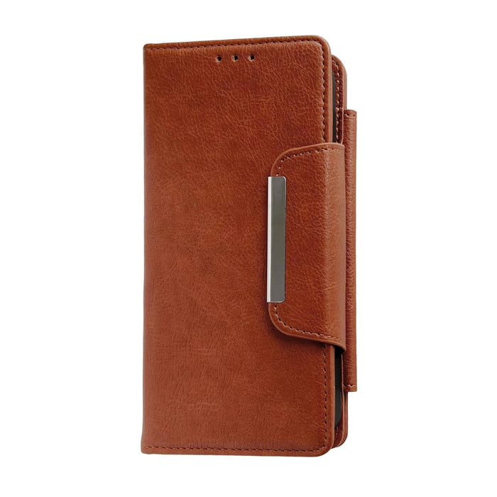 For Iphone 15 Multifunctional 7-Card Wallet Leather Phone Case