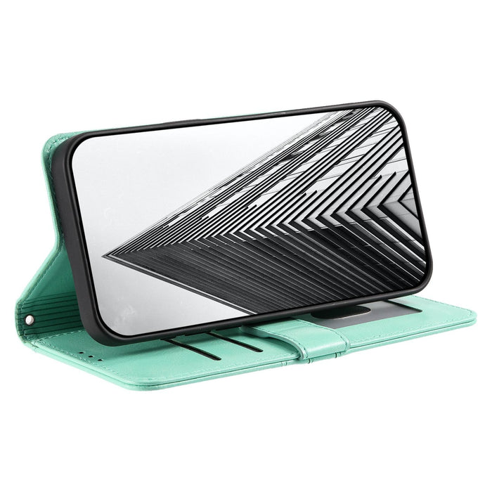 For Iphone 15 Simple 6-Card Wallet Leather Phone Case