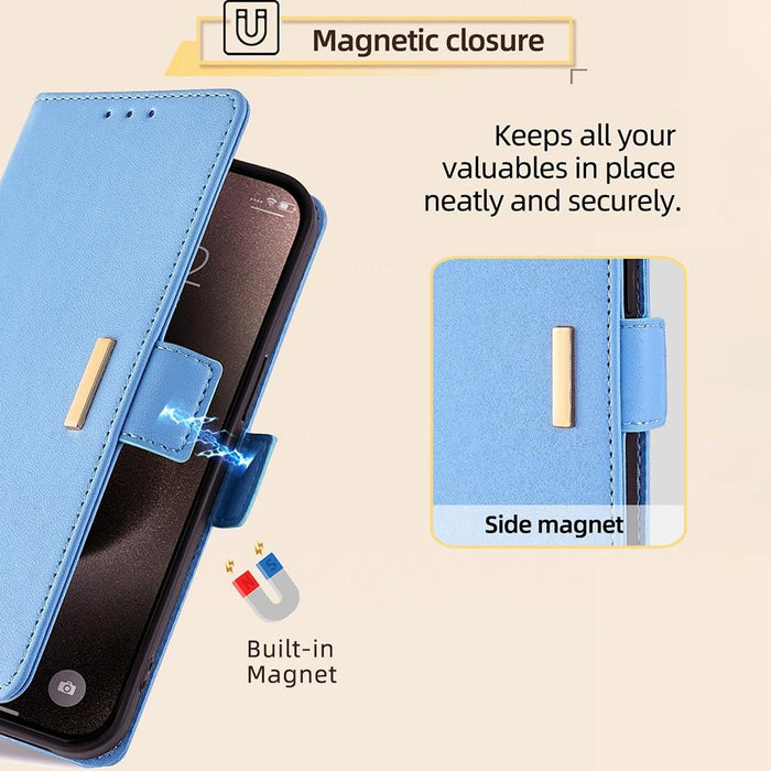 For Iphone 15 Crossbody Chain Leather Phone Case