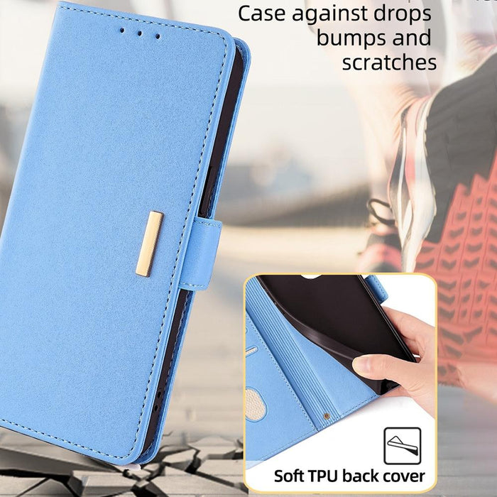 For Iphone 15 Crossbody Chain Leather Phone Case