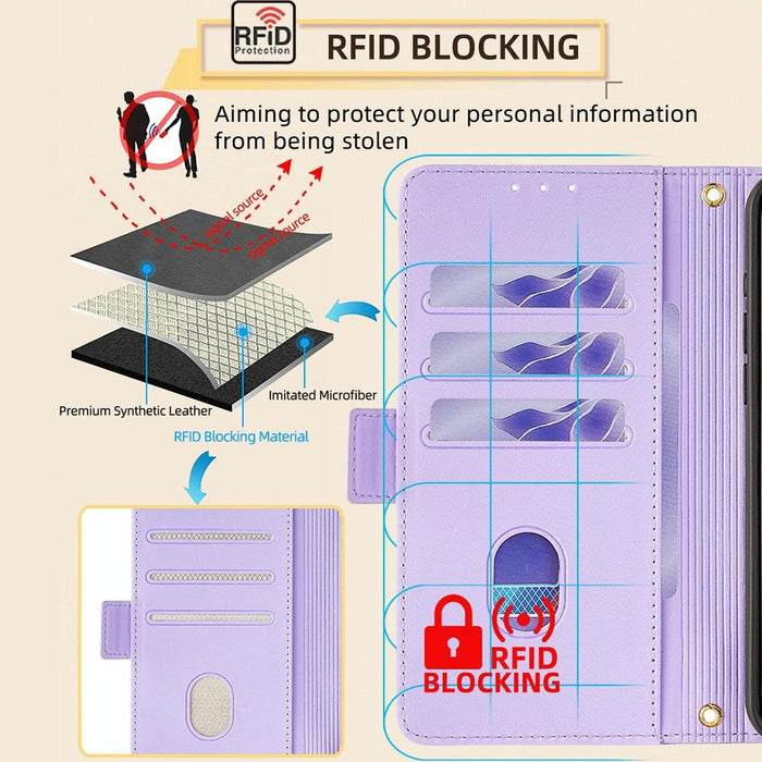 For Iphone 15 Crossbody Chain Leather Phone Case