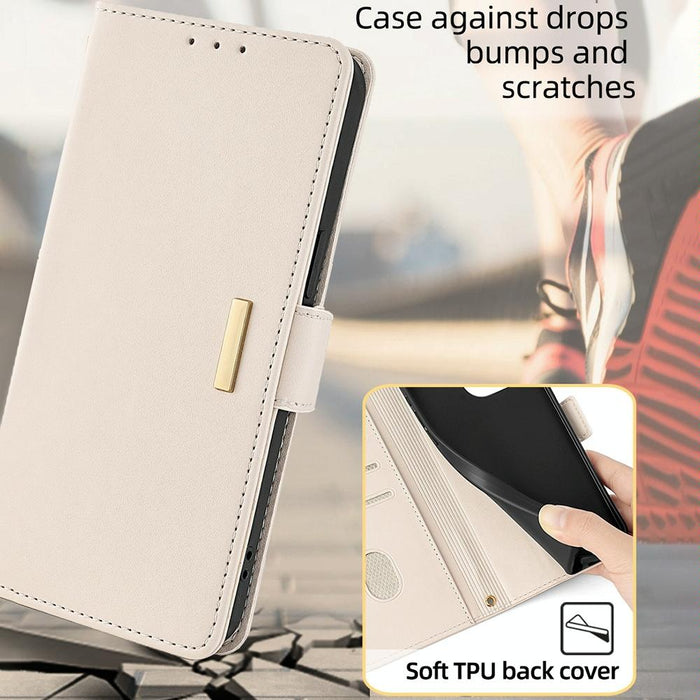 For Iphone 15 Crossbody Chain Leather Phone Case