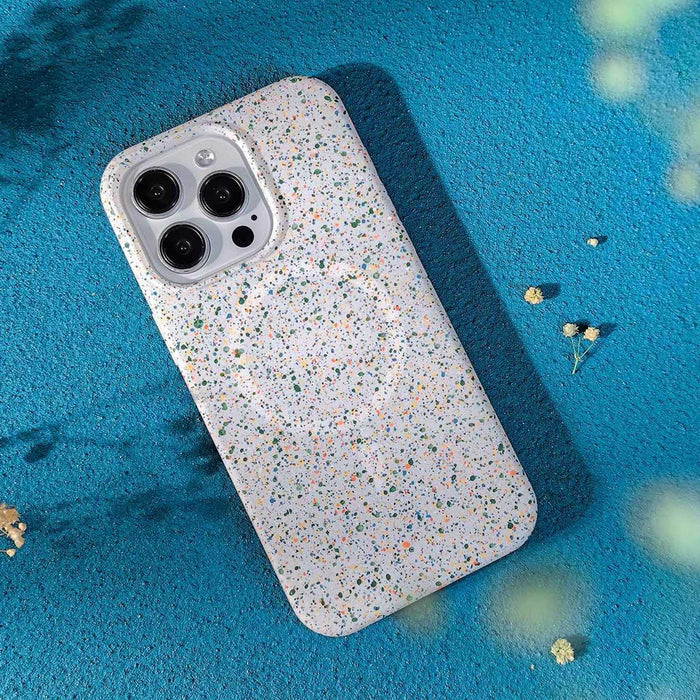 For Iphone 15 Colorful Frosted Magsafe Pc Hybrid Tpu Phone Case